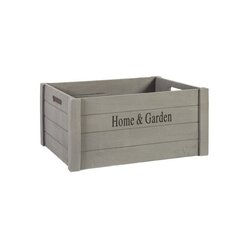 Деревянный ящик Home4you Home&Garden S, 31x21x18 см, серый цена и информация | Корзины и ящики для хранения | hansapost.ee
