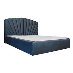 Кровать EVA 160x200 см, серый бархат цена и информация | Кровати | hansapost.ee