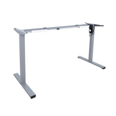 Töölaud ERGO OPTIMAL 1-mootoriga 140x70cm, hikkoripuu hind ja info | Arvutilauad, kirjutuslauad | hansapost.ee