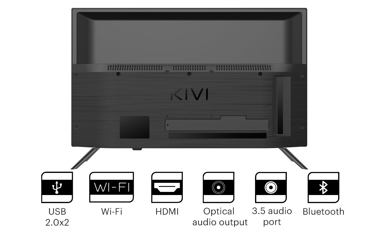 Kivi 24" HD Android TV Black 24H750NB hind ja info | Televiisorid | hansapost.ee