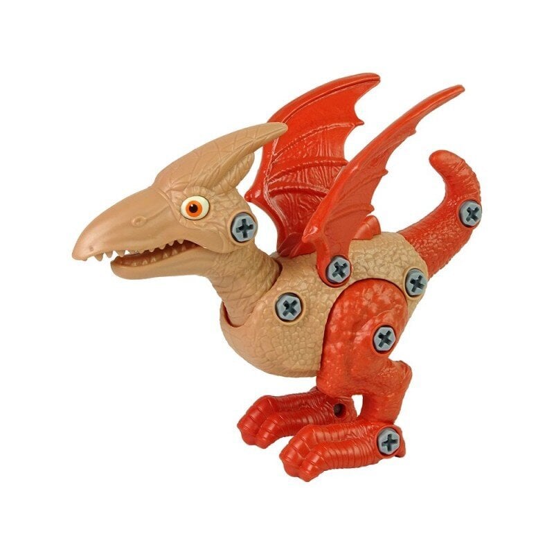 Set Dinosaur Pterodactyl with Egg DIY Screwdriver Red hind ja info | Klotsid ja konstruktorid | hansapost.ee