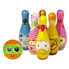 Soft Bowling Set 6 Pieces Coloured Numbers Ball hind ja info | Lean Toys Puhkus | hansapost.ee