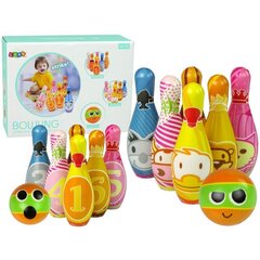 Soft Bowling Set 6 Pieces Coloured Numbers Ball hind ja info | Lean Toys Sport, puhkus, matkamine | hansapost.ee