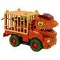 Dinosaur Truck Transporter for Disassembly Orange Accessories hind ja info | Mänguasjad poistele | hansapost.ee