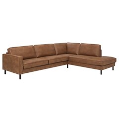 Corner sofa LUCAS RC brown цена и информация | Угловые диваны | hansapost.ee