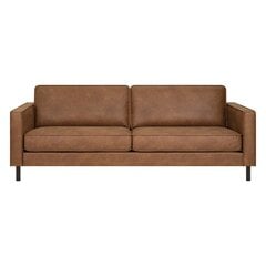 Diivan LUCAS 3-kohaline, pruun, 219x90xH79cm price and information | Sofa beds and sofas | hansapost.ee