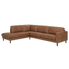 Corner sofa LUCAS LC brown цена и информация | Угловые диваны | hansapost.ee