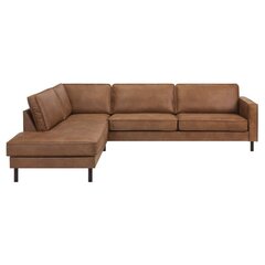 Corner sofa LUCAS LC brown цена и информация | Угловые диваны | hansapost.ee