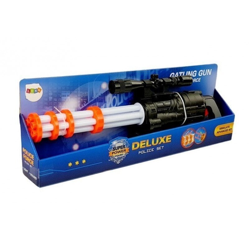 Battery Operated Sniper Rifle Rotary Cannon Police 62 cm цена и информация | Mänguasjad poistele | hansapost.ee