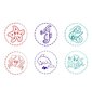 Decorative Sea Animal Hearts Stamps 6 Patterns цена и информация | Kunstitarbed, voolimise tarvikud | hansapost.ee