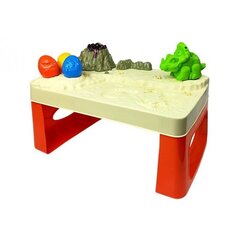 Table with Play Dough and Dinosaurs 4 Colors hind ja info | Lean Toys Laste mänguasjad alates 3.a | hansapost.ee