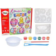 Creative Kit DIY Plaster Casts Easter Egg Painting hind ja info | Lean Toys Koolitarvikud | hansapost.ee