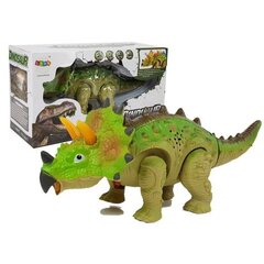 Dinosaur on Battery Triceratops Green цена и информация | Игрушки для мальчиков | hansapost.ee