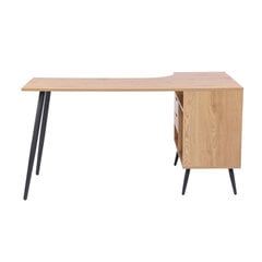 Desk GEORGIA 145x80xH75cm, melamine with oak decor цена и информация | Детские письменные столы | hansapost.ee