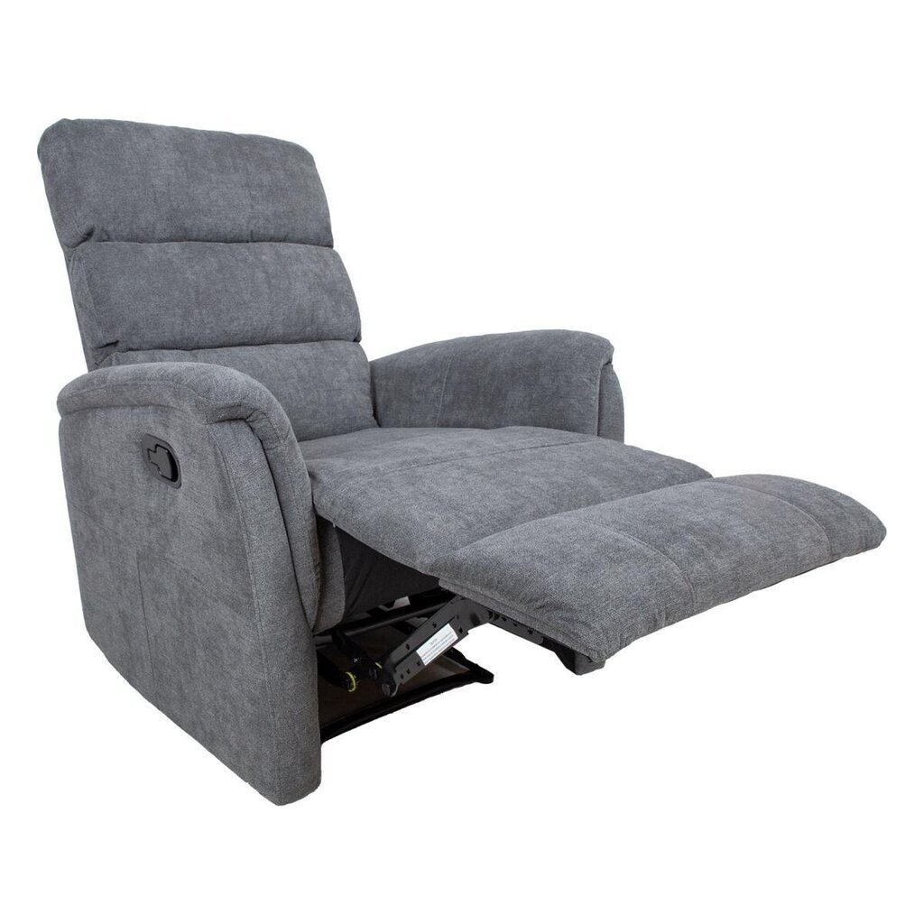 Tugitool BARCLAY manuaalne recliner, hall цена и информация | Tugitoolid | hansapost.ee