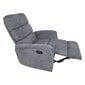 Tugitool BARCLAY manuaalne recliner, hall цена и информация | Tugitoolid | hansapost.ee