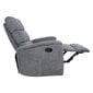 Tugitool BARCLAY manuaalne recliner, hall цена и информация | Tugitoolid | hansapost.ee