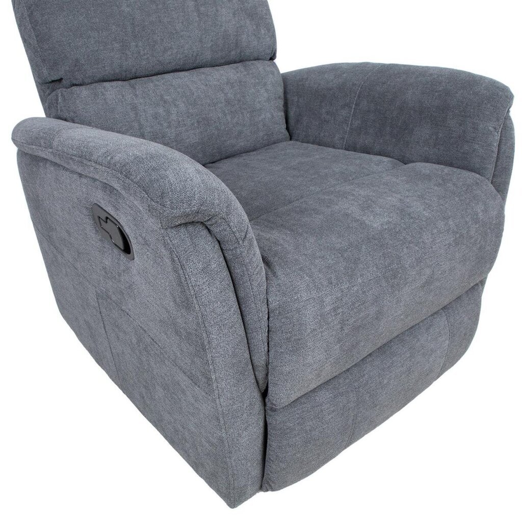 Tugitool BARCLAY manuaalne recliner, hall цена и информация | Tugitoolid | hansapost.ee