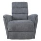 Tugitool BARCLAY manuaalne recliner, hall цена и информация | Tugitoolid | hansapost.ee