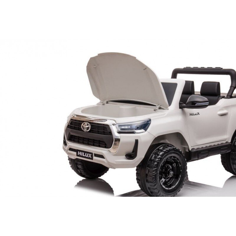 Electric Ride On Car Toyota Hilux DK-HL860 White цена и информация | Laste elektriautod | hansapost.ee