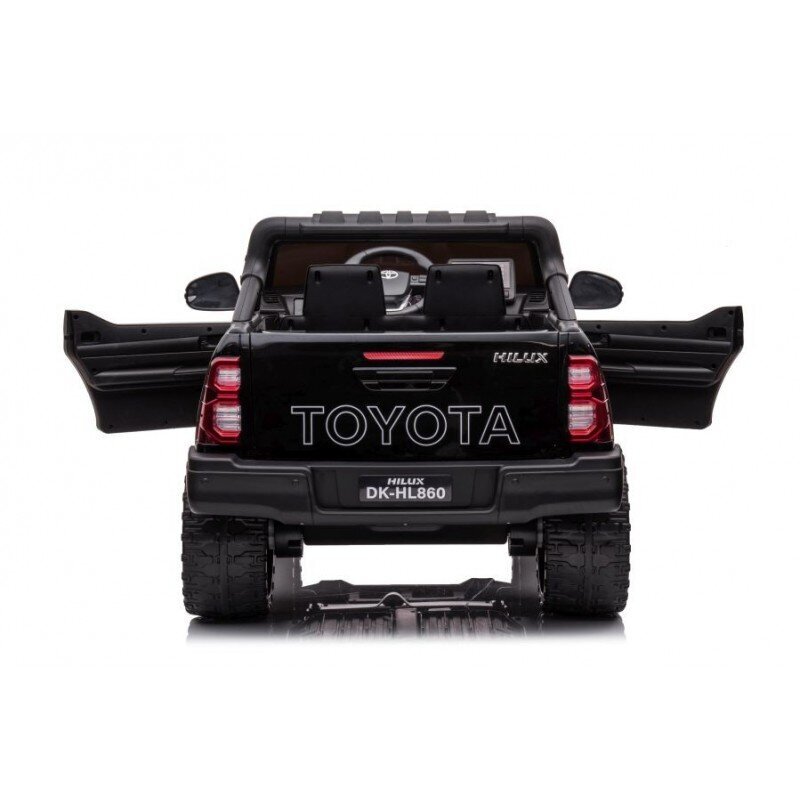 Electric Ride On Car Toyota Hilux DK-HL860 Black цена и информация | Laste elektriautod | hansapost.ee