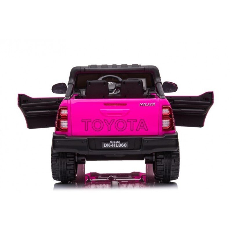 Electric Ride On Car Toyota Hilux DK-HL860 Pink цена и информация | Laste elektriautod | hansapost.ee