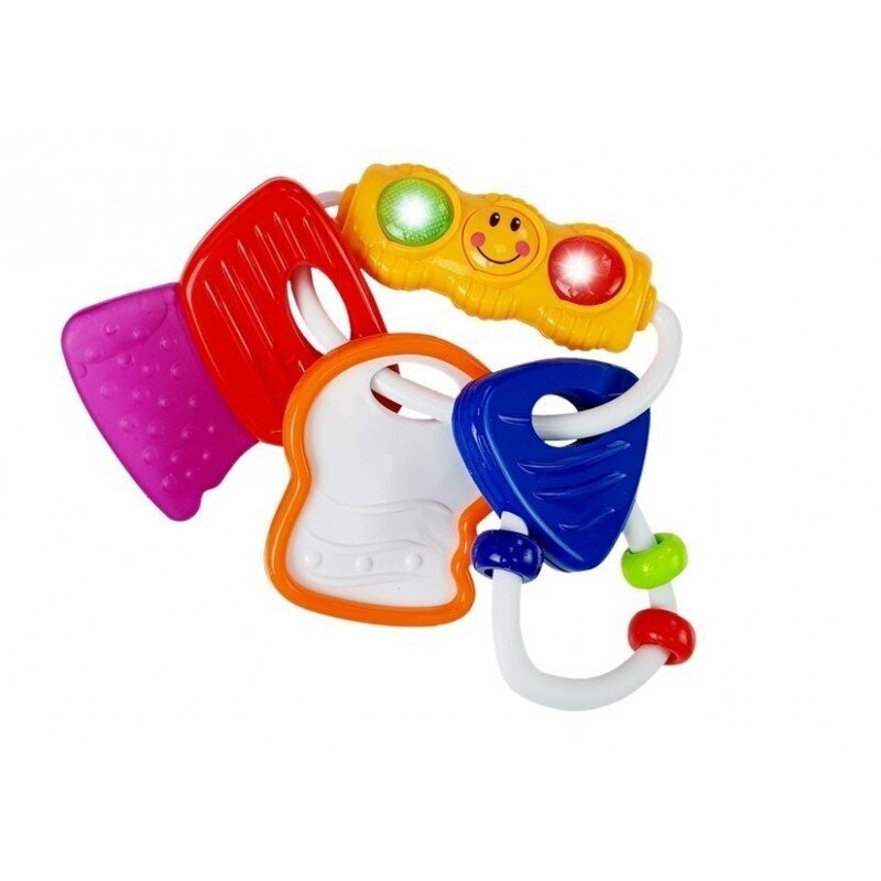 Colorful Clapper Glowing Keys Teether цена и информация | Beebide mänguasjad | hansapost.ee