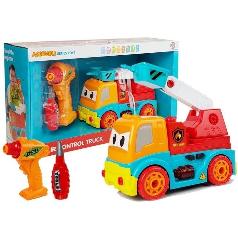 Lean Toys kaugjuhtimispuldiga tuletõrjeauto цена и информация | Mänguasjad poistele | hansapost.ee