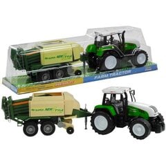 Large Tractor with a Trailer Agricultural Machine 65 cm цена и информация | Игрушки для мальчиков | hansapost.ee