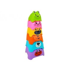 Pyramid for a baby Animals Cups hind ja info | Beebide mänguasjad | hansapost.ee