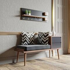 Комплект мебели для прихожей Kalune Design 854, коричневый/ серый цена и информация | Комплекты в прихожую | hansapost.ee