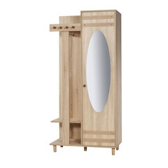 Комплект мебели для прихожей Kalune Design 869(IX), цвет дуба цена и информация | Комплекты в прихожую | hansapost.ee