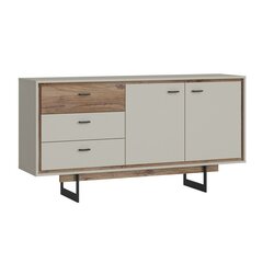 Cabinet RIVERO 160x40xH83cm, oak/grey цена и информация | Комоды | hansapost.ee