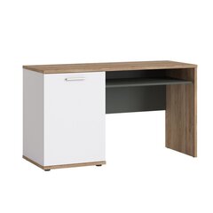 Desk TWENTY 130x50xH75cm, white/grey цена и информация | Компьютерные, письменные столы | hansapost.ee