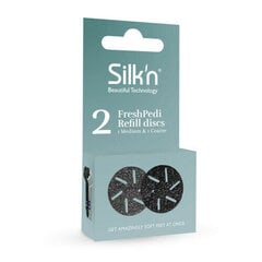 Скребковые диски для ножного скребка Silk'n FreshPedi Medium&Rough (2 шт.) цена и информация | Аксессуары к товарам для красоты | hansapost.ee