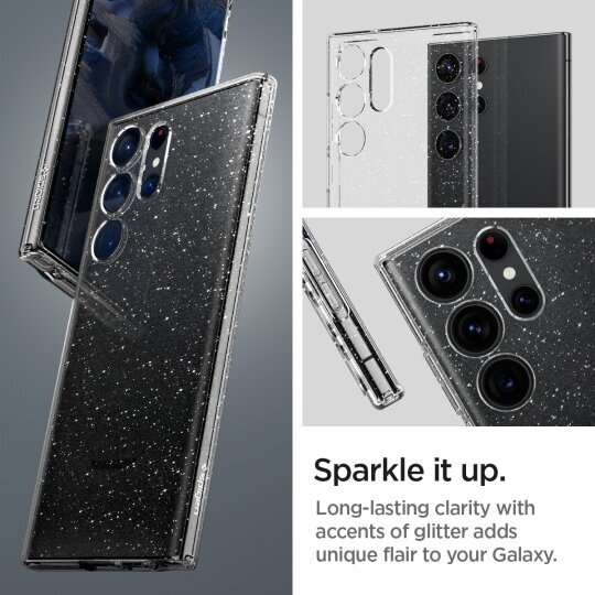 SPIGEN Liquid Crystal Glitter - Samsung Galaxy S23 Ultra цена и информация | Telefonide kaitsekaaned ja -ümbrised | hansapost.ee