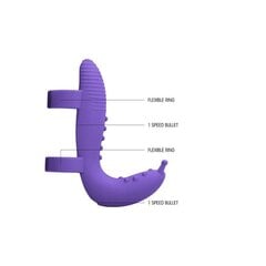 Vibraatori pikendamise komplekt Eliott, lilla hind ja info | Vibraatorid | hansapost.ee