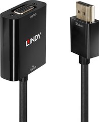 Lindy HDMI į VGA 38291 цена и информация | Кабели и провода | hansapost.ee