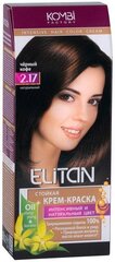 ELITAN Крем-краска для волос 2.17  Черный кофе, 50/50/30 мл цена и информация | Краска для волос | hansapost.ee