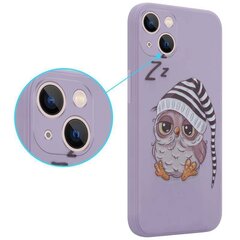 Samsung Galaxy S21 FE - Owl Sleepy, lilla hind ja info | Telefonide kaitsekaaned ja -ümbrised | hansapost.ee