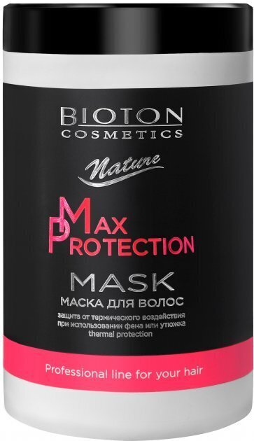 Juuksemask Bioton Cosmetics Nature Max Protection, 1 l цена и информация | Juuksemaskid, õlid ja seerumid | hansapost.ee