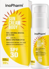 Päikesekaitsekreem InoPharm SPF 30, 100 g hind ja info | Inopharm Parfüümid, lõhnad ja kosmeetika | hansapost.ee