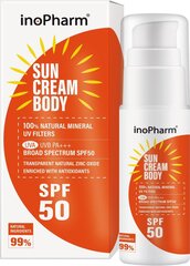 InoPharm Sun Protection Body SPF 50 - 100 gr цена и информация | Кремы от загара | hansapost.ee