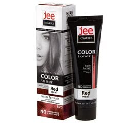 Tooniv palsam Jee Cosmetics värv 675 Red coral, 100 ml hind ja info | Juuksevärvid | hansapost.ee
