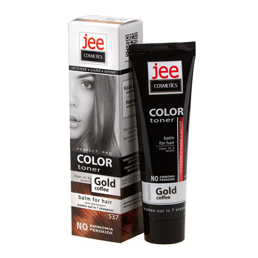Tooniv palsam Jee Cosmetics värv 537 Coffee-golden, 100 ml цена и информация | Juuksevärvid | hansapost.ee