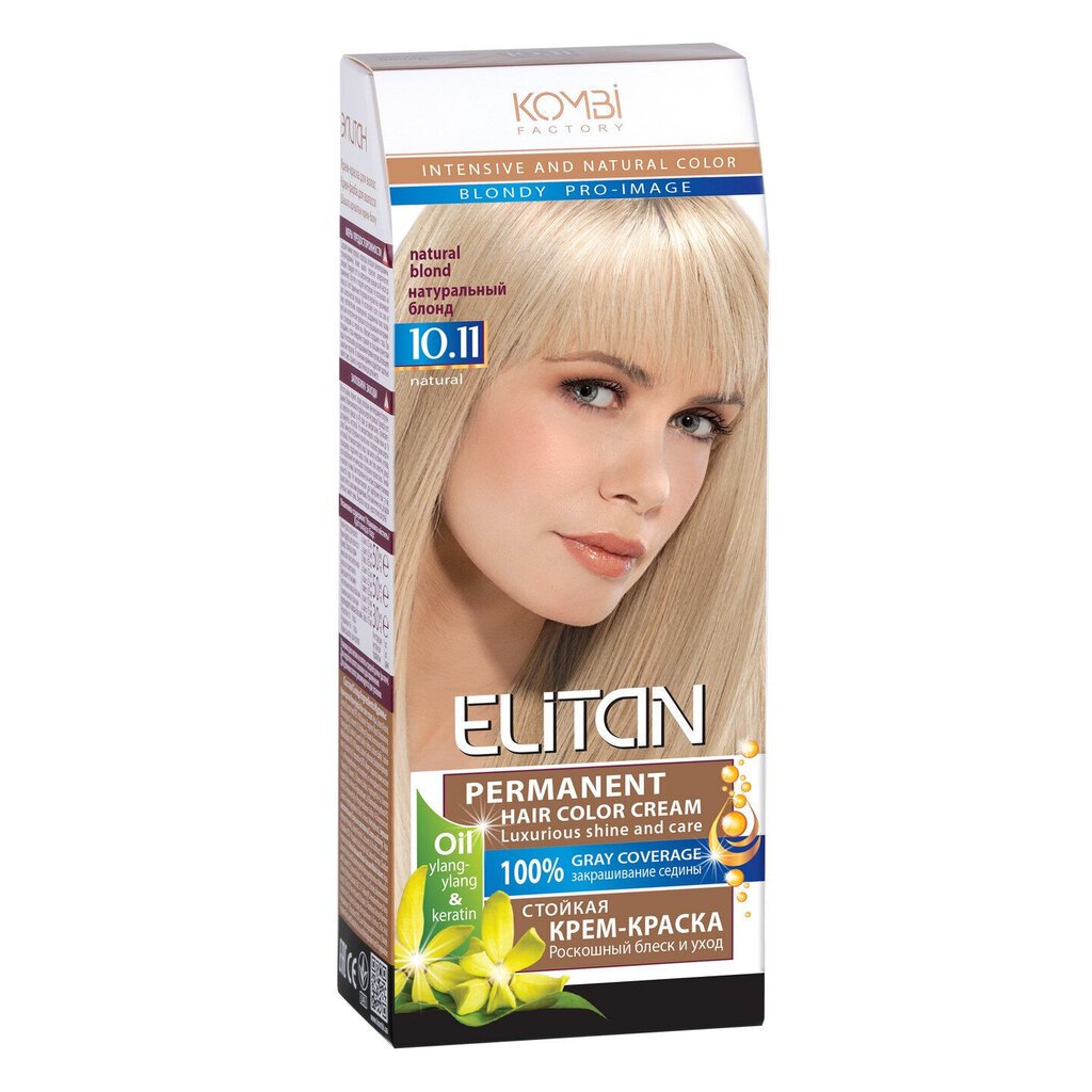 Juuksevärv Elitan spalva 10.11 Natural blond hind ja info | Juuksevärvid | hansapost.ee