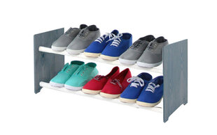 Полка для обуви RBS265, серая / белая цена и информация | Полки для обуви, банкетки | hansapost.ee