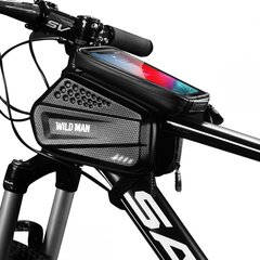 Сумка на велосипедную раму для телефона WildMan Hardpouch XXL, черный цвет цена и информация | Другие аксессуары для велосипеда | hansapost.ee