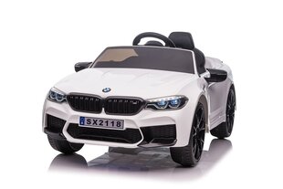 Ühekohaline elektriauto lastele BMW M5 Drift, valge hind ja info | Laste elektriautod | hansapost.ee