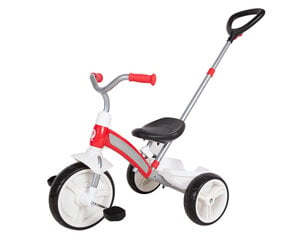 QPlay Elite Plus Red kolmerattaline, punane/valge hind ja info | Kolmerattalised jalgrattad lastele | hansapost.ee